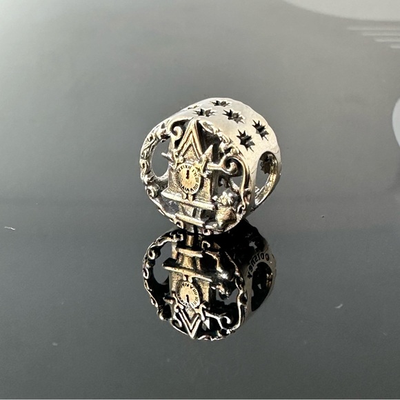 Pandora Disney, Cinderella Midnight Pumpkin 925 Ale with CZ Charm #87 - Picture 2 of 7